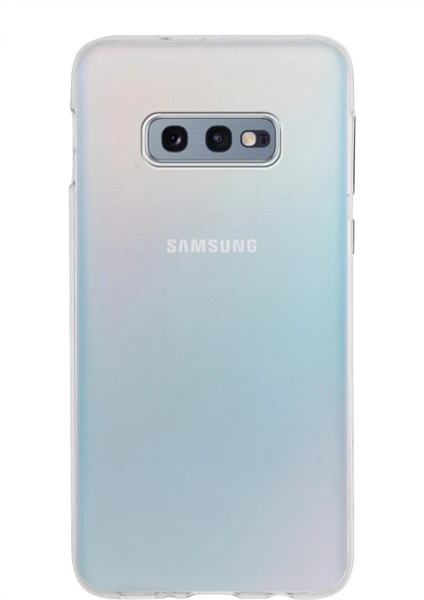 Kzy Samsung  Galaxy S10E Uyumlu Kapak Şeffaf Silikon Kılıf