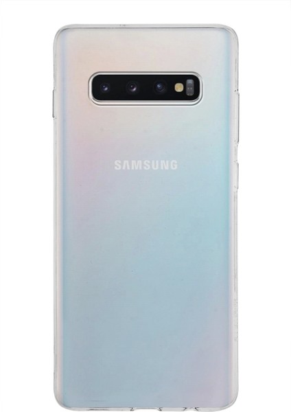 Samsung Galaxy S10 Plus Uyumlu Kapak Şeffaf Silikon Kılıf