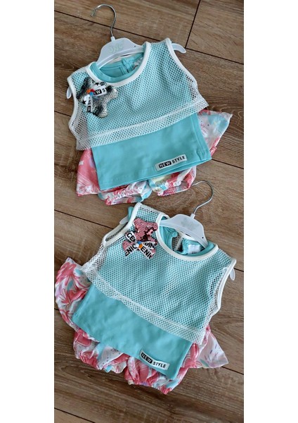 Ayıcıklı File Takım Harem Şort Etek Model Alt Üst Takım modelleri