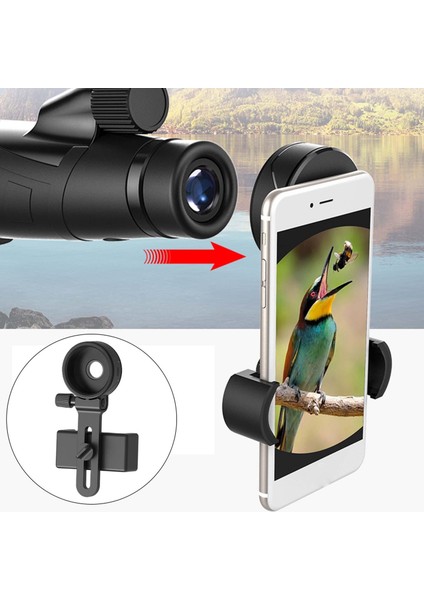 Binoküler Monoküler İçin Teleskop Klips Braketi İçin Evrensel Telefon Adaptörü (Yurt Dışından) modelleri