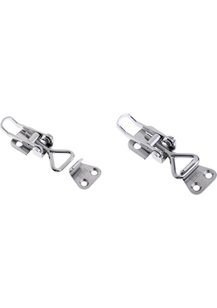 2 Packs Paslanmaz Çelik Anti-Çirkin Harmanlayıcı Marine Mandal Locker Hatch Kelepçesi (Yurt Dışından)