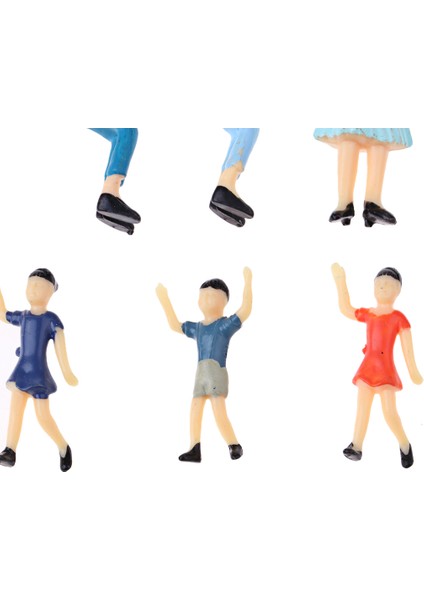 30X Tren Sahnesi Düzeni Yolcu Insanları Figürler Boyalı Model 1:25 Ho Ölçeği (Yurt Dışından) modelleri