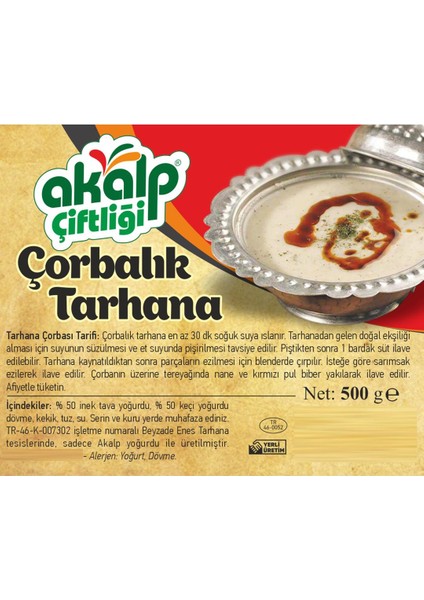 Çorbalık Tarhana 500 gr fiyatları