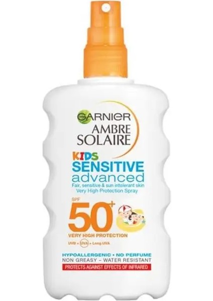 Ambre Solaire Kids Sensitive Advanced 50 Spf Sprey Güneş Bakım Kremi