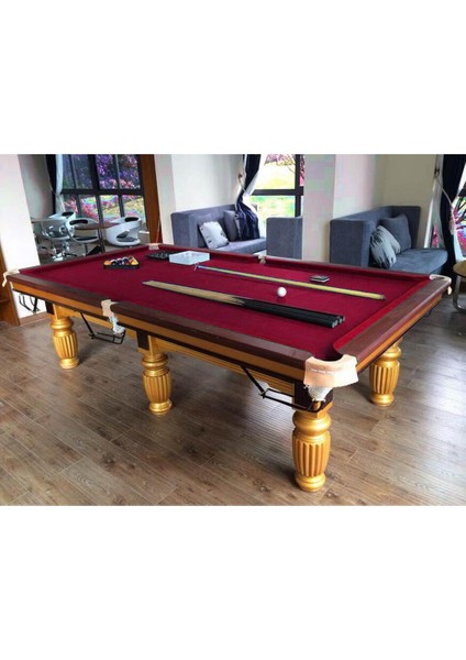 Profesyonel Bilardo Havuzu Masa Örtüsü 7ft 8ft Snooker Masa Aksesuar 7ft Kırmızı Keçe (Yurt Dışından)