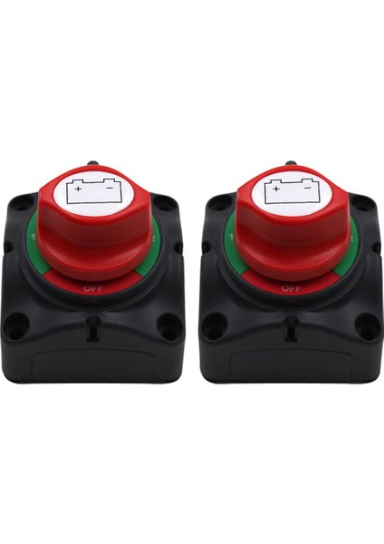 2 Adet 12V/24V 3 Hız Açma-Kapama Pil Izolatörü Bağlantı Kesme Teknesi (Yurt Dışından)