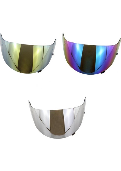 Hjc Cl-15 Cs-R1 #5 Multsoror+Altın+Gümüş Için 3x Motosiklet Tam Kask Vizörü (Yurt Dışından)