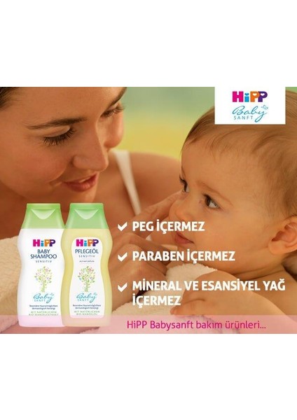 Babysanft Bebek Şampuanı 200 ml + Hipp Babysanft Bebek Masaj ve Bakim Yağı 200 ml + Hipp Babysanft Bebek Saç ve Vücut Banyo Jeli 400 ml + Hipp Organik El Yıkama Köpüğü 250 ml fırsatları