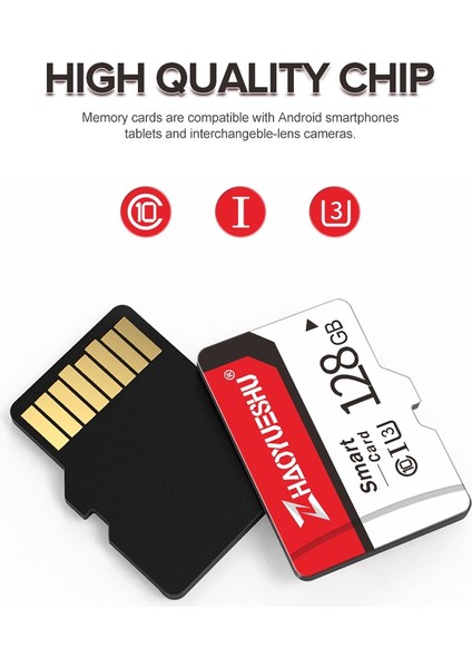RW064G520 16GB C10 Yüksek Hızlı Mikro Sd Cep Telefonu Hafıza Kartı - Beyaz/kırmızı (Yurt Dışından) modelleri