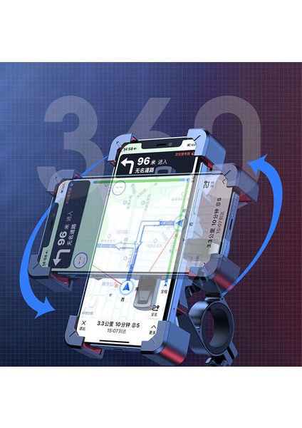 Elektrikli Araba Cep Telefonu Navigasyon Çerçevesi Dağ Bisikleti Motosiklet Şok Emme Sürme Cep Telefonu Braketi (Yurt Dışından) fırsatları