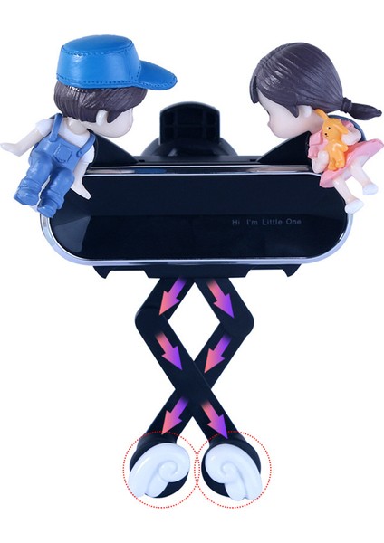 Araba Cep Telefonu Braketi Hava Çıkışı Araba Desteği Navigasyon Sabit Geçmeli Tip Sevimli Çift Cep Telefonu Braketi (Yurt Dışından) fırsatları