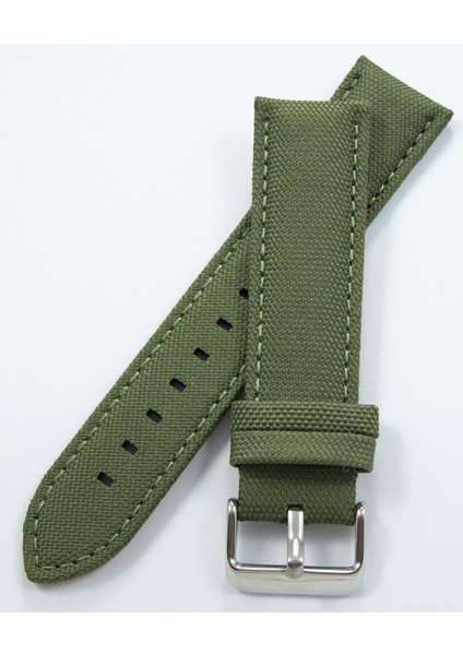 Bizon Haki Yeşil Kumaş Saat Kordonu 22MM Dokuma Spor Perlon Kayış fiyatları