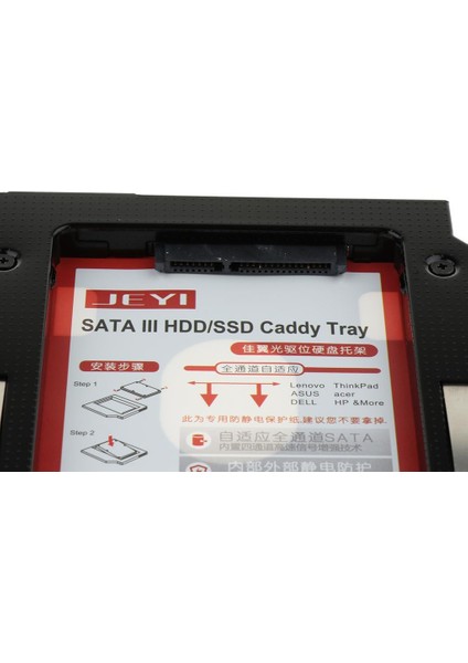 Evrensel 2.5 Inç HDD Caddy 8.9 mm 9.5 mm Sata Iıı SSD Adaptörü CD DVD (Yurt Dışından)