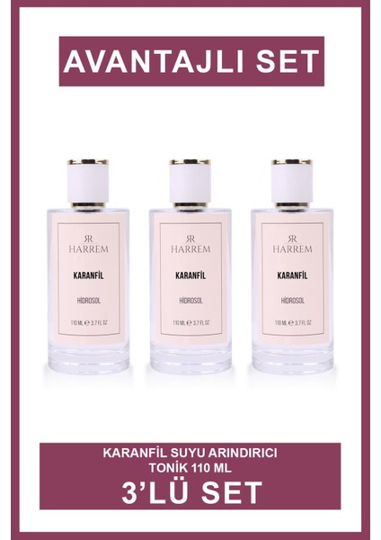 Karanfil Suyu Arındırıcı Tonik 110 ml 3'lü Set