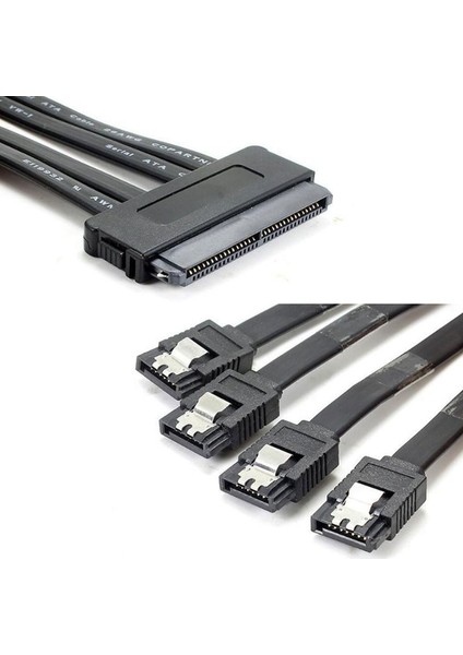 Sas 32 Pin Sff 8484 Ila 4x7 Pin Dahili Sas Kablosu