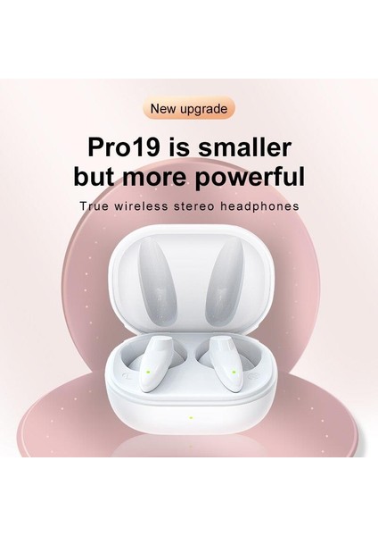 G30 Profesyonel Oyuncu Kulaklığı Kablosuz Kulakiçi Rgb Işıklı Çift Mikrofonlu 3 Modlu Bluetooth 5.2 Beyaz
