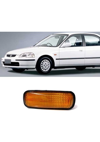 Honda Civic Ies 1996 1998 2000 2001 Çamurluk Sinyali Sarı Sol