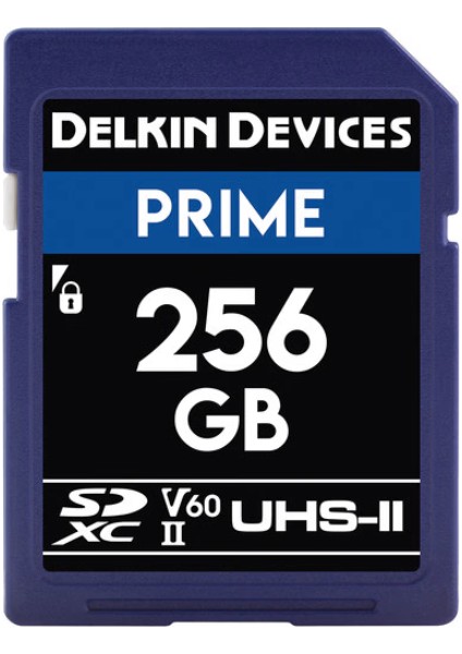 Delkin Devices 256GB Prime Uhs-Ii (V60) Sdxc Hafiza Karti