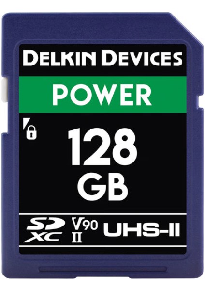 Delkin Devices 128GB Power Uhs-Iı (V90) Sdxc Hafıza Kartı