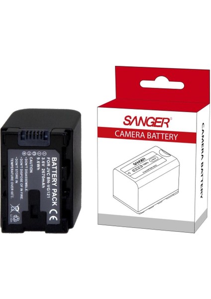 Jvc Everio GZ-EX215 GZ-EX250 GZ-EX310 GZ-EX315 Için BN-VG121 Sanger Kamera Batarya