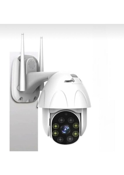 360° Kablosuz Wifi Smart Ip Kamera, 1080P Hd 2 Mp Gece Görüşlü Hareketli Dış Mekan Kamera