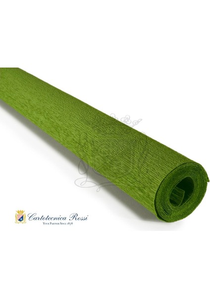 İtalyan Krapon Kağıdı No:367 - Fıstık Yeşil - Crocodile 90 gr. 50X150 cm