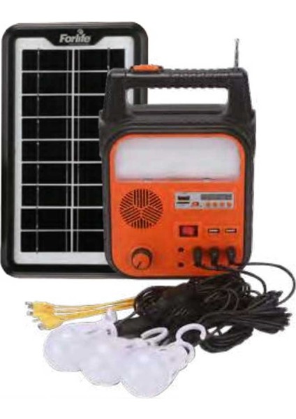 FL-3275 120W 6500K Beyaz Solar Işıldak Paketi