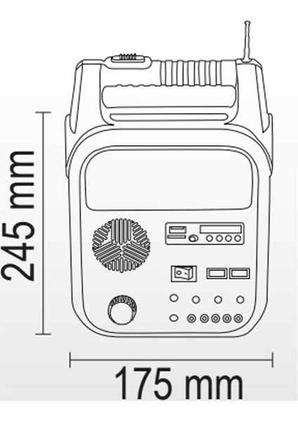 FL-3275 120W 6500K Beyaz Solar Işıldak Paketi fırsatları