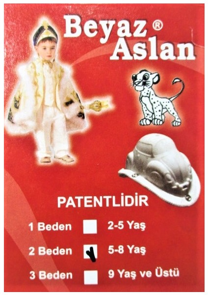 Sünnet Kilodu 2-5 Yaş 10 Adet
