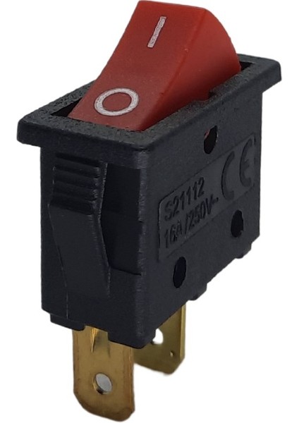 S21112-1677119918 Tekli Işıksız Anahtar Siyah/kırmızı (O-I)