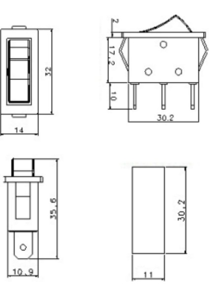 S21112-1677119918 Tekli Işıksız Anahtar Siyah/kırmızı (O-I) indirimleri