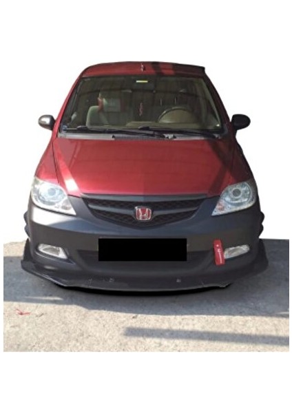 Honda City Esnek Ayarlanabilir 3 Parça Kanatlı Piano Black Ön Lip modelleri