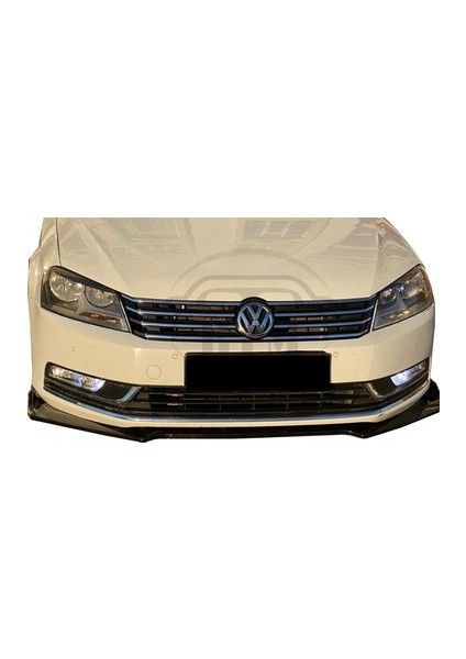Volkswagen B7 Esnek Ayarlanabilir 3 Parça Kanatlı Piano Black Ön Lip modelleri