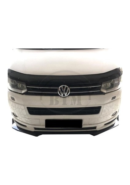 Volkswagen Transporter Esnek Ayarlanabilir 3 Parça Kanatlı Piano Black Ön Lip modelleri