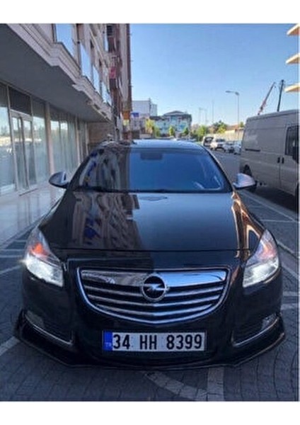 Opel Insignia 2009-2017 Esnek Ayarlanabilir 3 Parça Kanatlı Piano Black Ön Lip modelleri