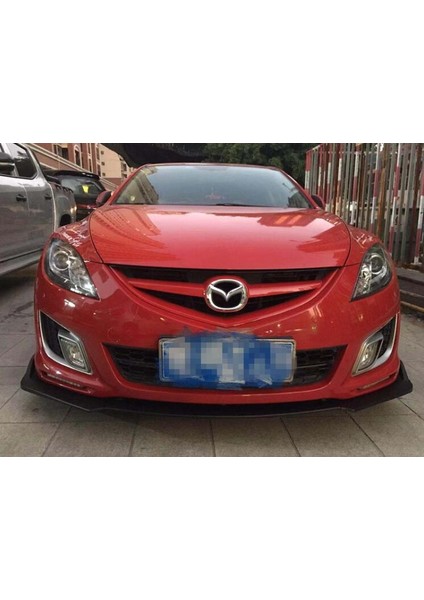 Oto h.i.t. Mazda 3 Esnek Ayarlanabilir 3 Parça Kanatlı  Piano Black Ön Lip