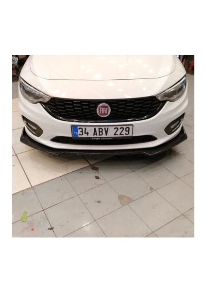 Fiat Egea Esnek Ayarlanabilir 3 Parça Kanatlı Piano Black Ön Lip modelleri