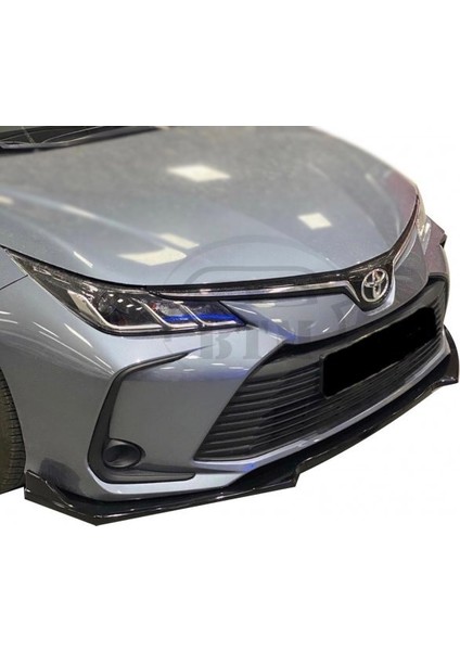 Toyota Corolla Yeni Kasa Esnek Ayarlanabilir 3 Parça Kanatlı Piano Black Ön Lip modelleri