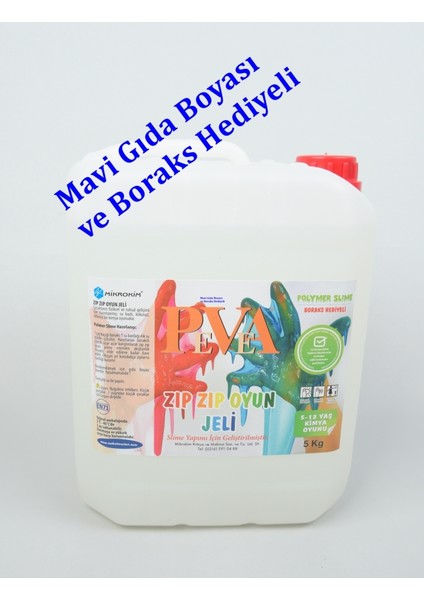 Pva Zıp Zıp Oyun Jeli (5 Kg)