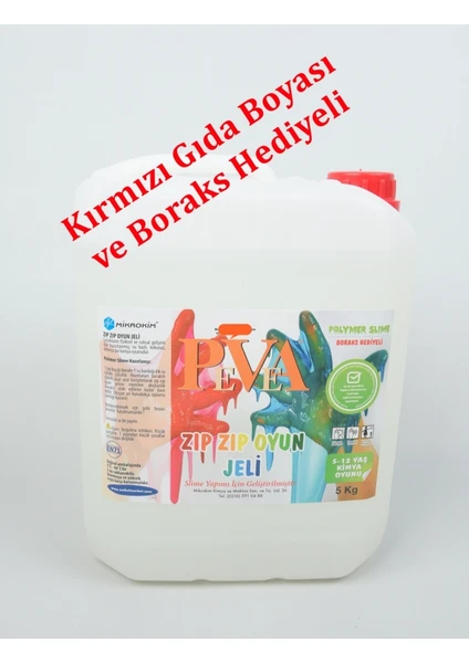 Pva  Zıp  Zıp  Oyun Jeli  (5kg)