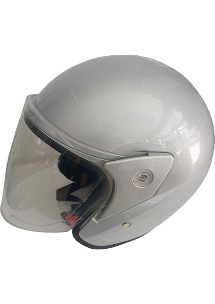 Scooter Yarım Kask - Gri - Std.