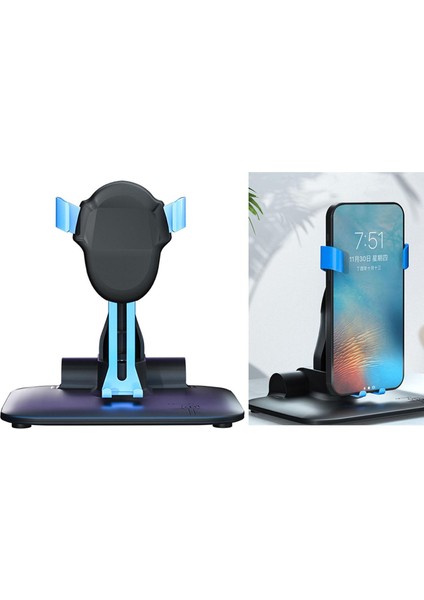 Şarjlı Masaüstü Telefon Tututcu Mavi (Yurt Dışından) indirimleri