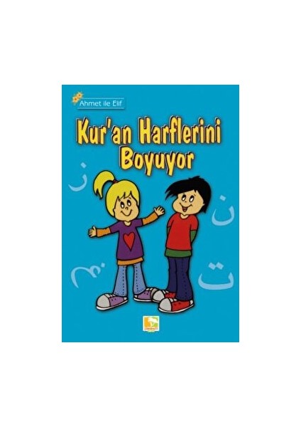 Ahmet İle Elif Kuran Harflerini Boyuyor