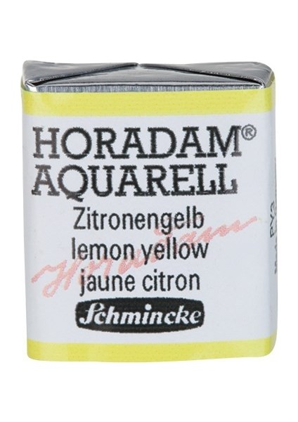 Horadam Yarım Tablet Sulu Boya Lemon Yellow
