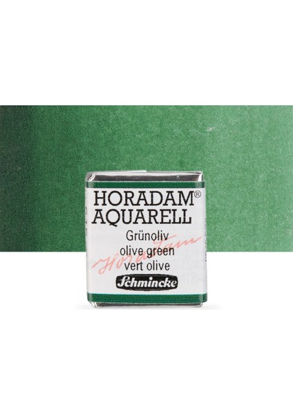 Horadam Yarım Tablet Sulu Boya Olive Green