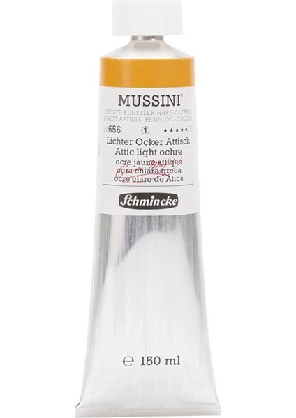 Mussini Artist Yağlı Boya 150 ml 656 Attic Light Ochre