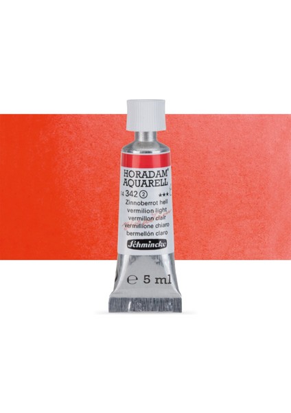 Horadam Aquarell Tüp Sulu Boya 5 ml Vermilion Light
