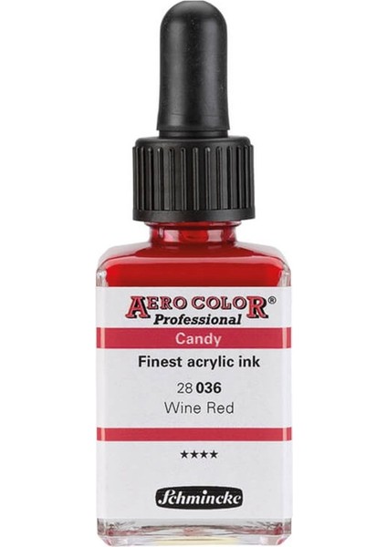 Aero Color Akrilik Mürekkep 28 ml 036 Candy Colors Wine Red