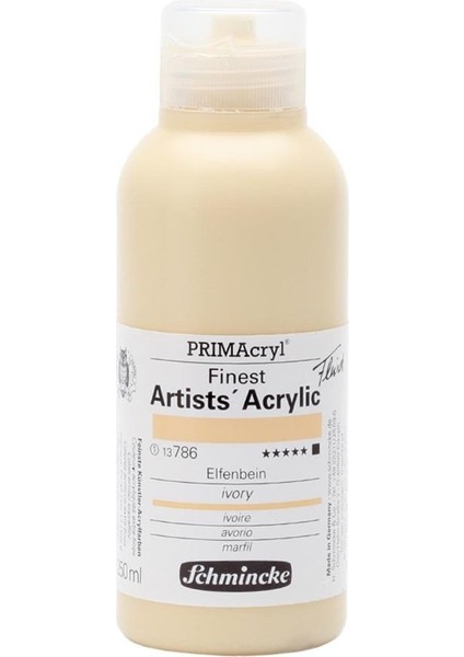 Primacryl Artist Akrilik Boya 250 ml Seri 1 786 Ivory