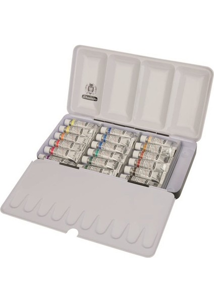 Horadam Aquarell Tüp Sulu Boya Seti 18 Renk x 5 ml Tüp (Metal Kutu)
